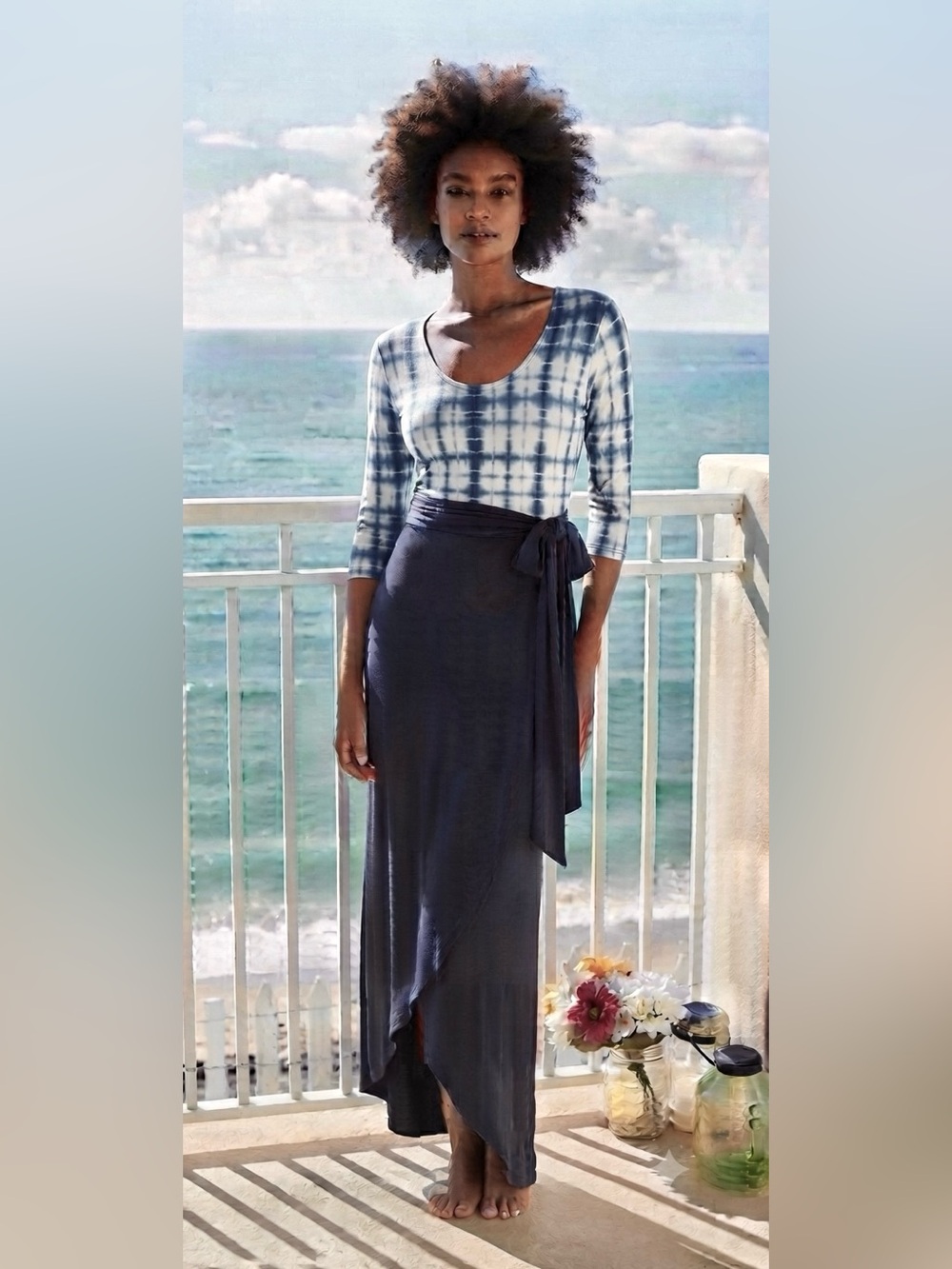 BACI TIE-DYED MAXIE VERSATILE DRESS